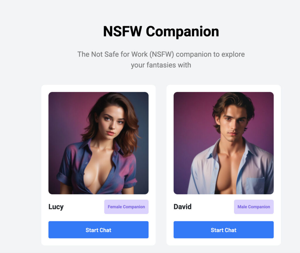 NSFW Companion from Doublelist